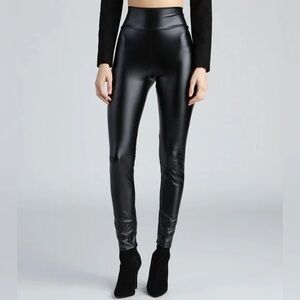 Windsor Black Leather Leggings